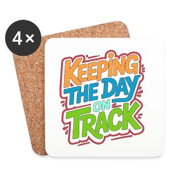 Homeroom Teacher Keeping The Day Student Advisor - Coasters (set of 4) - white - Front