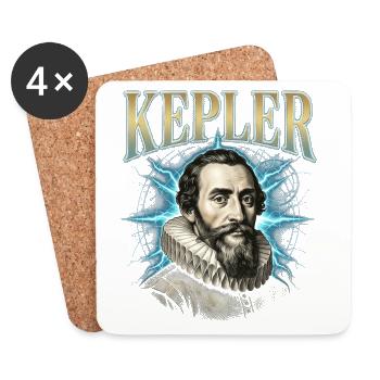 Johannes Kepler Donner - Dessous de verre (lot de 4) - blanc - Devant