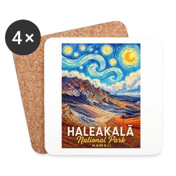 Haleakalā National Park Hawaii - Untersetzer (4er-Set) - Weiß - Vorne