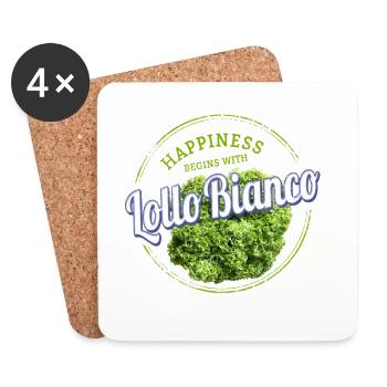 Lollo Bianco Salat Vintage Lollo Bionda Design - Untersetzer (4er-Set) - Weiß - Vorne