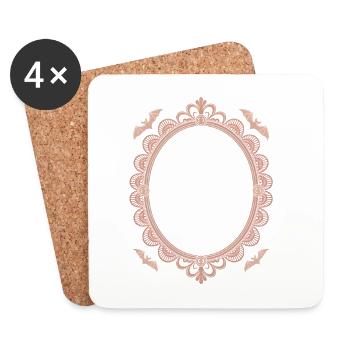 Pale Is My Aesthetic - Coasters (set of 4) - white - Front