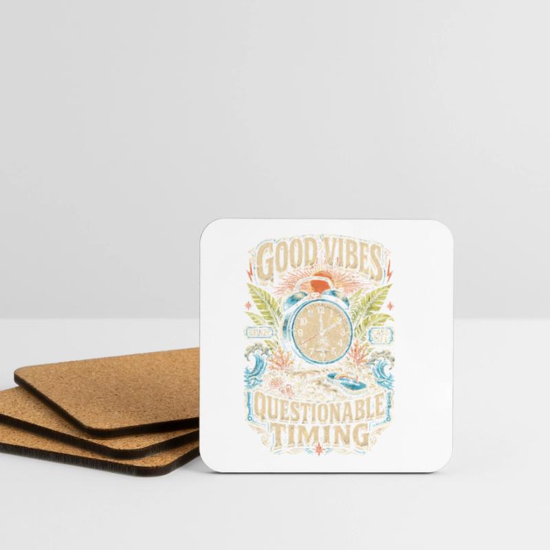 Belize Belizean Root Questionable Timing Coasters (set of 4)
