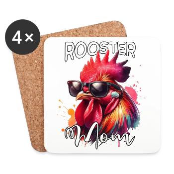 Mom - Coasters (set of 4) - white - Front