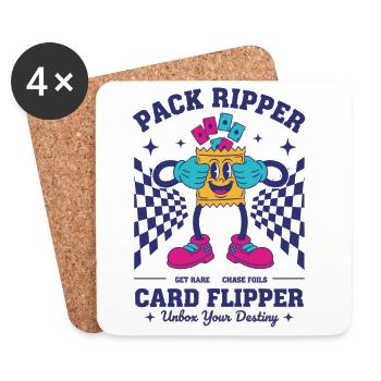 Pack Ripper Card Flipper Unbox Your Destiny - Untersetzer (4er-Set) - Weiß - Vorne