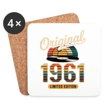Limited Edition 1961 - Untersetzer (4er-Set) - Weiß - Vorne