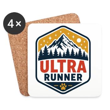 Ultra Runner - Coasters (set of 4) - white - Front