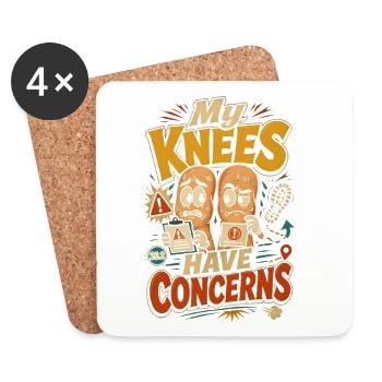 Marathon Marathon Runners Running - Coasters (set of 4) - white - Front