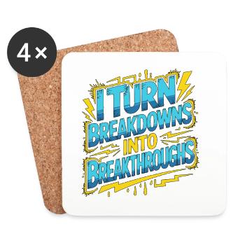 Industrial Electrician I Turn Breakdowns Repair - Coasters (set of 4) - white - Front