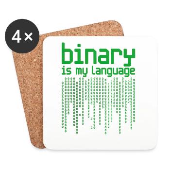 Programmers – Coding Developers & Computer Scientists - Coasters (set of 4) - white - Front