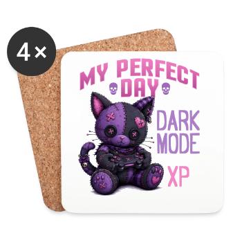 Pastel Goth Soft Goth Gaming Gamer - Coasters (set of 4) - white - Front