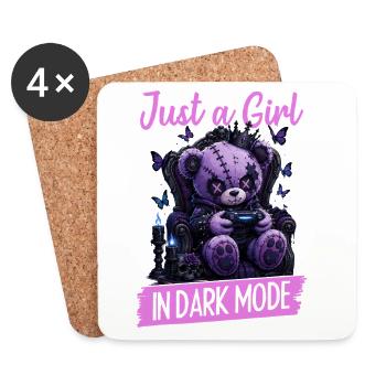 Pastel Goth Soft Goth Gaming Gamer - Dessous de verre (lot de 4) - blanc - Devant