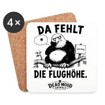 Business Buzzword Humor | Lustiger Meeting Spruch  - Untersetzer (4er-Set) - Weiß - Vorne