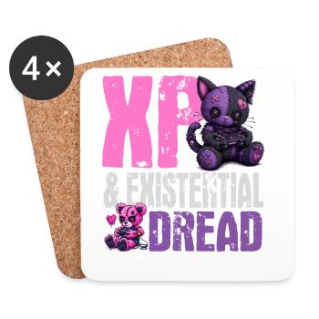 Pastel Goth Soft Goth Gaming Gamer - Untersetzer (4er-Set) - Weiß - Vorne