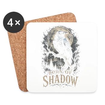 Rabe Raben Born Of Shadow - Coasters (set of 4) - white - Front