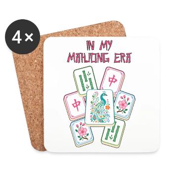 In My Mahjong Era Mahjong Game Social Club - Coasters (set of 4) - white - Front