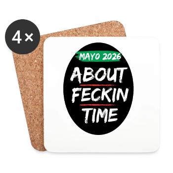 Mayo 2026 About Time - Coasters (set of 4) - white - Front
