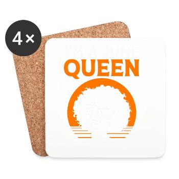 Zodiac sign Cancer - Coasters (set of 4) - white - Front