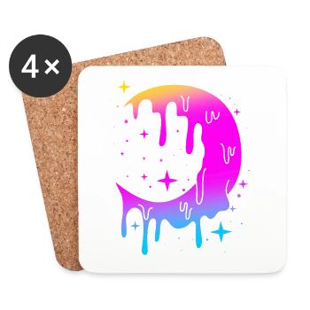 Pastell Gothic - Untersetzer (4er-Set) - Weiß - Vorne