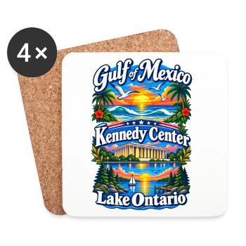 Gulf of Mexico Lake Ontario Kennedy Center - Untersetzer (4er-Set) - Weiß - Vorne