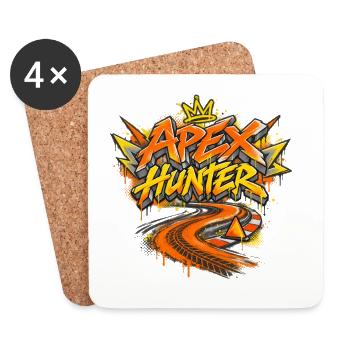 Apex Hunter Graffiti Roadride - Untersetzer (4er-Set) - Weiß - Vorne