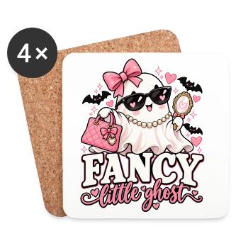 Fancy Little Ghost Glam - Untersetzer (4er-Set) - Weiß - Vorne