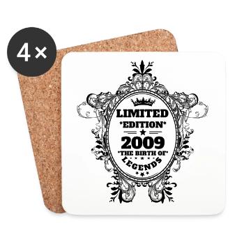 2009 - Coasters (set of 4) - white - Front