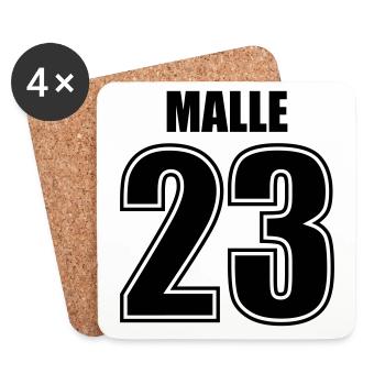 Malle 23 - Untersetzer (4er-Set) - Weiß - Vorne