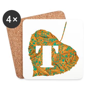 Sheet E 95 T - Coasters (set of 4) - white - Front
