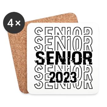 Senior 2023 - Coasters (set of 4) - white - Front