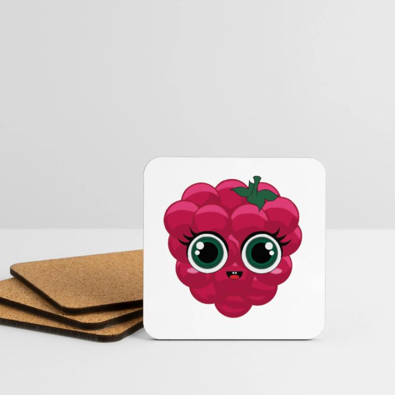 Ruby Raspberry Coasters (set of 4)