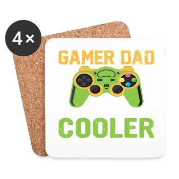 Dear Father - Coasters (set of 4) - white - Front