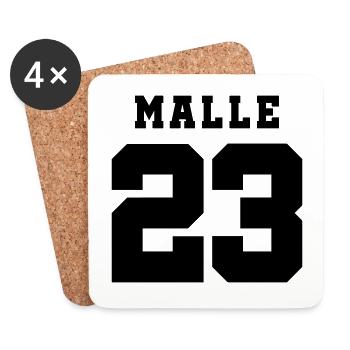 Malle 23 Mallorca Holidays - Coasters (set of 4) - white - Front