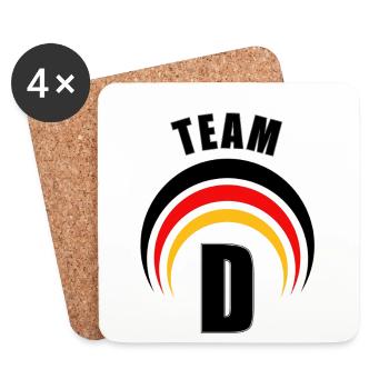 DL5 - Untersetzer (4er-Set) - Weiß - Vorne