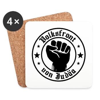 Volksfront von Judäa - Untersetzer (4er-Set) - Weiß - Vorne