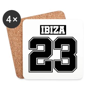 Ibiza 23 - Untersetzer (4er-Set) - Weiß - Vorne