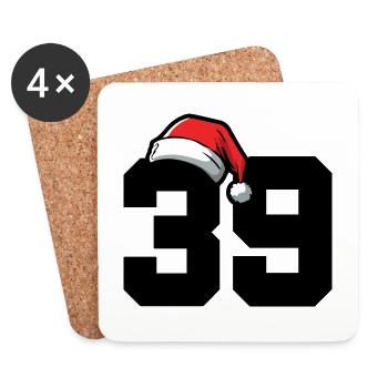 39 Number Christmas - Coasters (set of 4) - white - Front