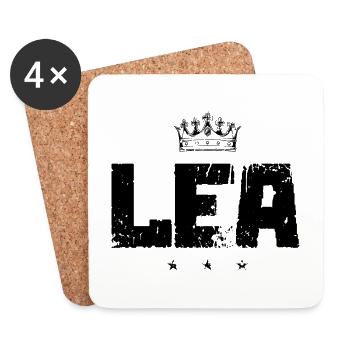 Lea - Untersetzer (4er-Set) - Weiß - Vorne