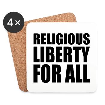 religious liberty for all - Untersetzer (4er-Set) - Weiß - Vorne