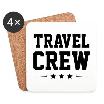 Travel Crew - Coasters (set of 4) - white - Front
