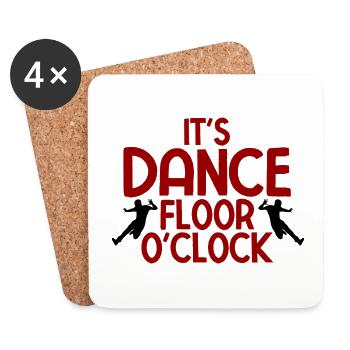 Breakdancing Tanzen für Tänzer - Untersetzer (4er-Set) - Weiß - Vorne