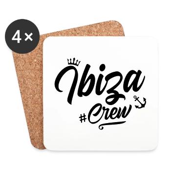 Ibiza Équipage - Dessous de verre (lot de 4) - blanc - Devant