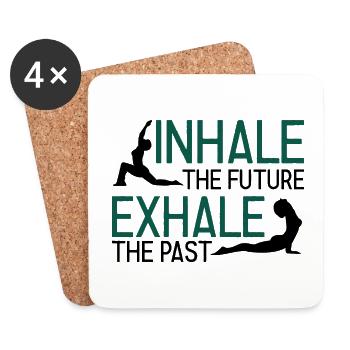 Yogalehrer Spruch Für Yogi Yoga - Untersetzer (4er-Set) - Weiß - Vorne