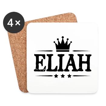 Eliah - Coasters (set of 4) - white - Front