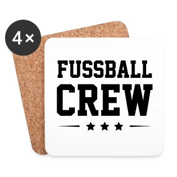 Football Crew - Coasters (set of 4) - white - Front