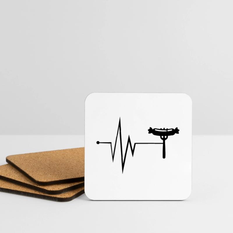 Bratwurst Carne Pulse Sottobicchieri (set da 4 pezzi)