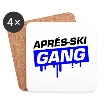 Après Ski Gang - Coasters (set of 4) - white - Front