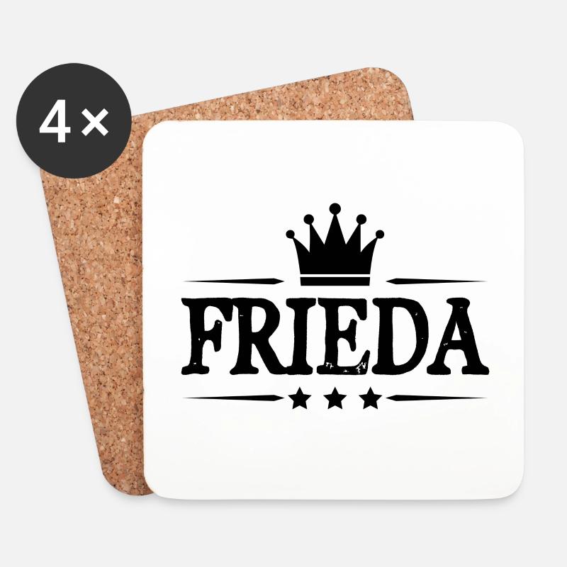Frieda - Untersetzer (4er-Set) - Weiß