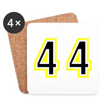 44 Number College - Coasters (set of 4) - white - Front