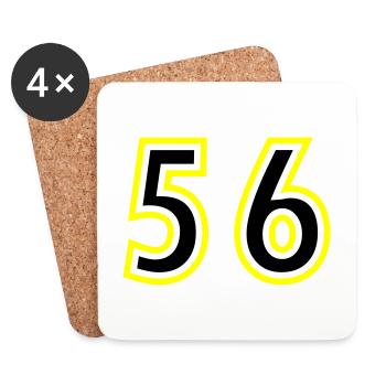 56 Number College - Coasters (set of 4) - white - Front