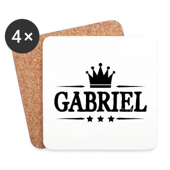 Gabriel - Coasters (set of 4) - white - Front